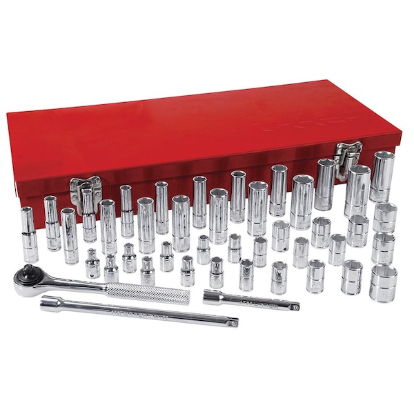 1/4" drive socket set with accessories 44PC